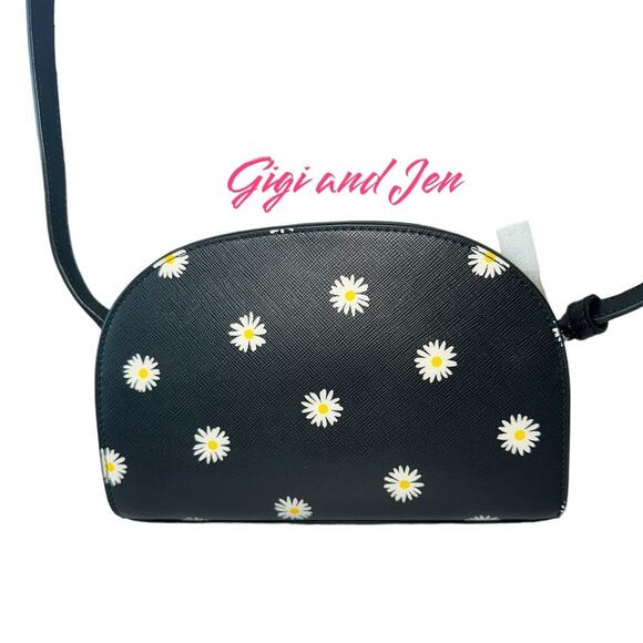 Kate Spade Perry Daisy Bloom Printed Leather Dome Crossbody Bag main image 4
